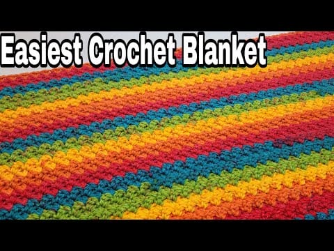 EASIEST Crochet Blanket