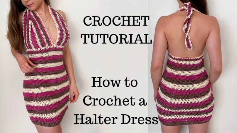 Crochet Halter Dress Tutorial 