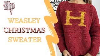 Ronnie Weasley Crochet Sweater