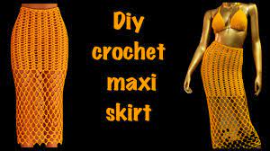 DIY Crochet Maxi Skirt
