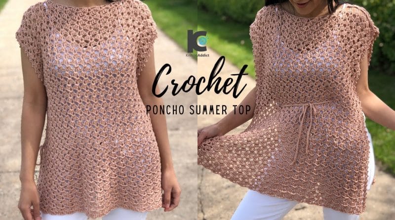 Crochet Poncho Summer Top