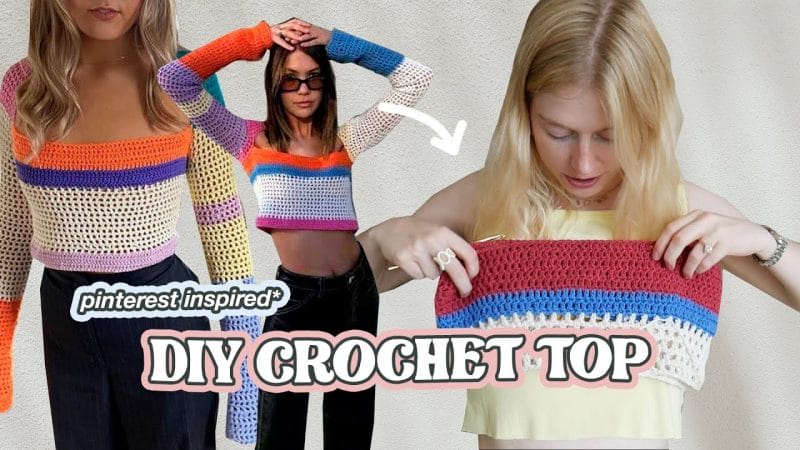 DIY Pinterest inspired crochet topv