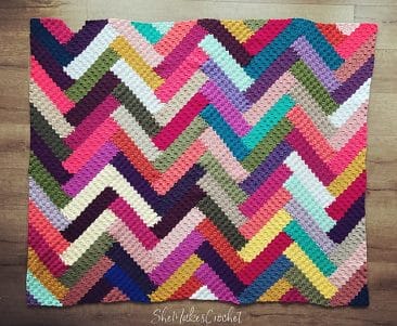 Easy Crochet Blanket Remixed