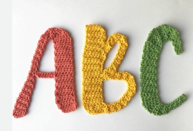 Crochet the alphabet